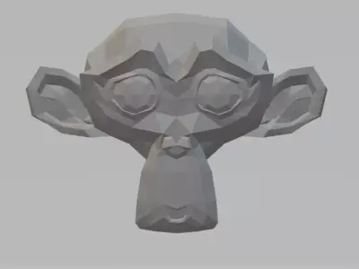 Cute little monkey Free 3D model