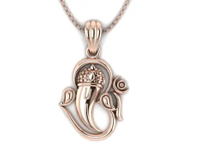 God Ganesh Pendant 3D print model