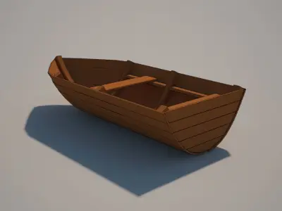 Small Boat 3D model