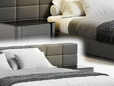 Lawrence Bed 3D model purchase