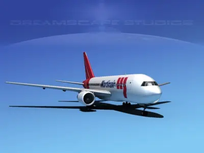 Boeing 767-200ER Martinair 3D model