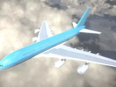Airplane Low-poly 3D model by TGRAM from CGTrader