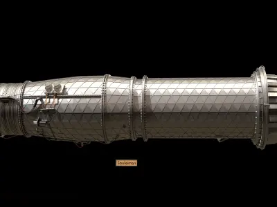 Jet Engine Concept 3D model