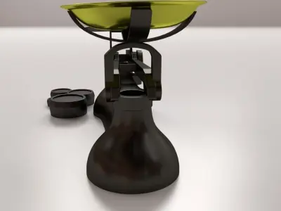 Kitchen Weighing Scale 3D model