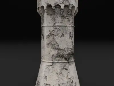 Medieval Tower 3D model get