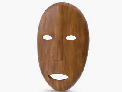  African Congo Mask 6 Wood 
