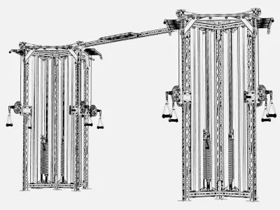 Pulley 3D model buy