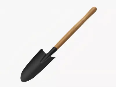 Shovel gardening 09 3D model