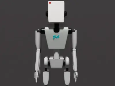 Robot humanoid 3D model order