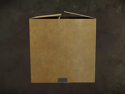 Cardboard Clean Series BoxIC G2 N5-8 3D model