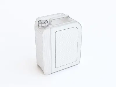 Plastic canister 3D model