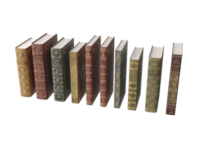  Ten Antique Book Models 