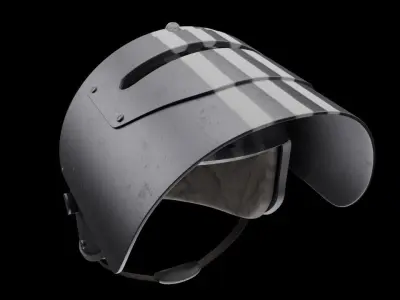 helmet Mask-1Sch 3D model