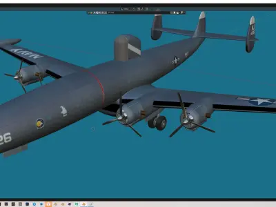 Lockheed EC-121D NAVY Free 3D model