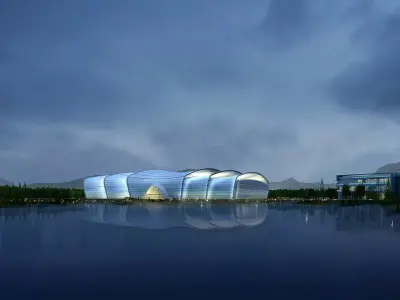 3Dmax fashion city commercial square building 254 3D model