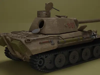 Panther V Tank 3D model