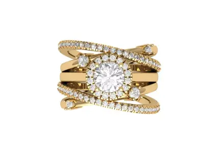 Wedding Ring 3D print model