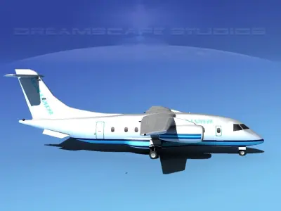 Dornier 328Jet Miami Express 3D model