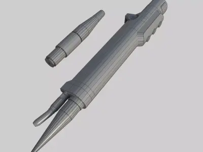 Shaver Low-poly 3D model
