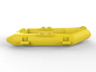 Lego Boat Inflatable Free 3D model