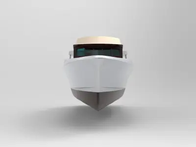 Mini passanger Ship B 3D model
