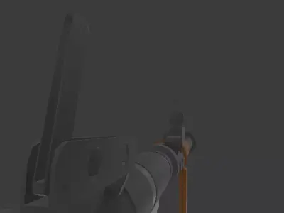 RPG-7 Rocket Propelled Grenade Low-poly 3D model