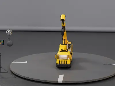 Crane Toy 3D Model Free 3D model