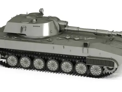 Howitzer 2C1 3D model