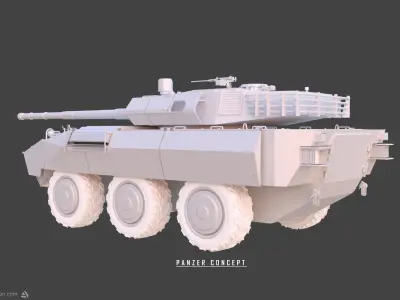 AMX-10 RC 3D model