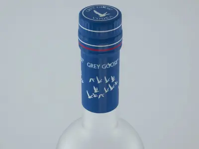Grey Goose Bottle 3D model