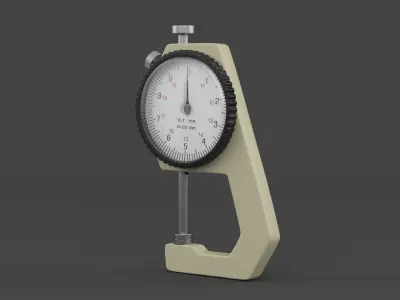 Thickness Gauge Measure Tester 3D model