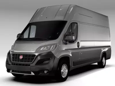 Fiat Ducato Van L4H3 2017 3D model
