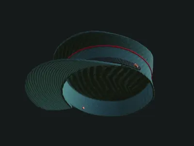 Army Service Cap 3D model