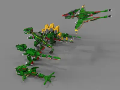 Lego Animals pack 3D model purchase