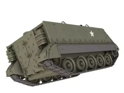 M132 Zippo Armored Flamethrower 3D model