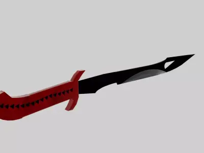 SWORD MODEL Low-poly 3D model 6