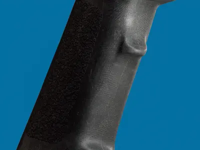 AR-15 A2 Grip Low-poly 3D model