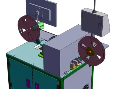 Terminal visual inspection and packaging machine 3D model