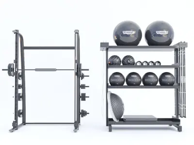 GYM GALLERY 3D model