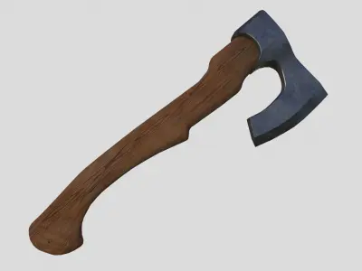  Viking Celtic weapon set Low-poly 3D model