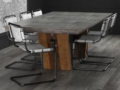 Dining room cocorepublic 3D model