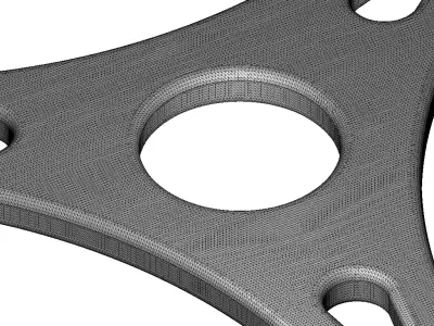 Rusty Crank Arm Bracket 3D model by akcad