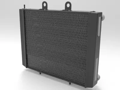 Radiator Low-poly 3D model