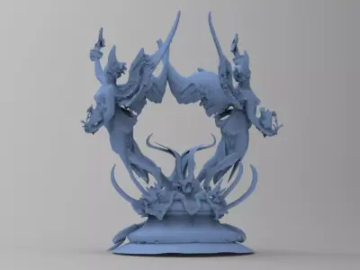 Halloween Dantes ivy stand 2 3D model