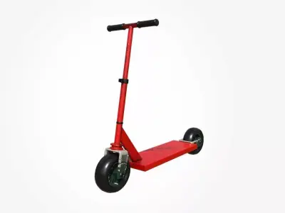 Scooty 3d Model Low-poly 3D model