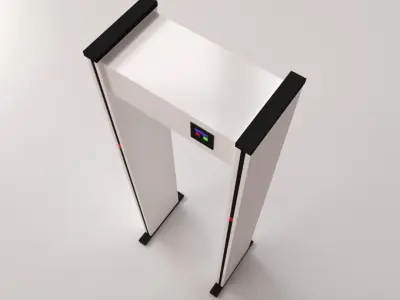Metal Detector Gate 3D model