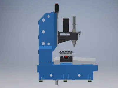 Vertical Drilling Milling Machine 3D model