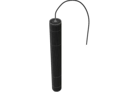 single dynamite 3D model