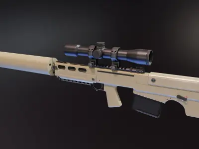 VSSK Vykhlop Low-poly 3D model
