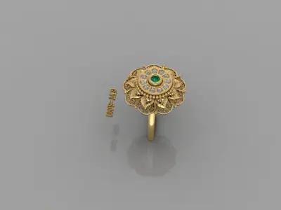 FASION RING  3D model 6